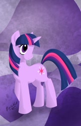 Size: 518x806 | Tagged: safe, artist:darksteellycaon, derpibooru import, twilight sparkle, pony, unicorn, female, horn, mare, purple coat, purple mane, solo