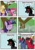 Size: 906x1280 | Tagged: safe, artist:king-shoutmon, derpibooru import, applejack, pinkie pie, twilight sparkle, oc, earth pony, pony, comic, spanish