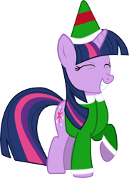 Size: 6000x8277 | Tagged: safe, artist:sakatagintoki117, derpibooru import, twilight sparkle, absurd resolution, christmas, simple background, transparent background, vector