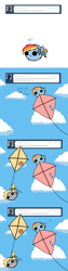 Size: 800x3200 | Tagged: safe, artist:pekou, derpy hooves, rainbow dash, pegasus, pony, ask my little chubbies, ask, chubbie, comic, female, flying, kite, mare, tumblr