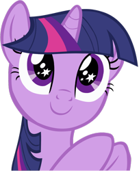 Size: 900x1108 | Tagged: safe, artist:eternityglacier, derpibooru import, twilight sparkle, unicorn twilight, pony, unicorn, female, mare, reaction image, simple background, smiling, solo, transparent background, vector