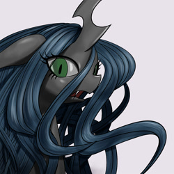 Size: 2000x2000 | Tagged: safe, artist:unousaya, queen chrysalis, changeling, changeling queen, female, pixiv, solo