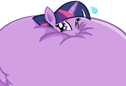 Size: 1066x735 | Tagged: safe, artist:ikuntyphoon, derpibooru import, twilight sparkle, balloon, close-up, head, incomplete, inflation, twiblimp sparkle