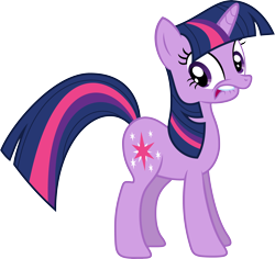 Size: 5000x4728 | Tagged: safe, artist:xpesifeindx, derpibooru import, twilight sparkle, unicorn twilight, pony, unicorn, it's about time, absurd resolution, female, lip bite, mare, nervous, simple background, solo, transparent background, vector