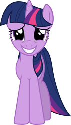 Size: 3156x5499 | Tagged: safe, artist:xpesifeindx, derpibooru import, twilight sparkle, unicorn twilight, pony, unicorn, a bird in the hoof, female, mare, sheepish grin, simple background, solo, transparent background, vector