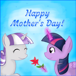 Size: 900x900 | Tagged: safe, artist:chanceyb, twilight sparkle, twilight sparkle (alicorn), twilight velvet, alicorn, pony, female, flower, mare, mother's day