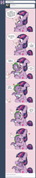 Size: 946x4662 | Tagged: safe, artist:mamatwilightsparkle, spike, twilight sparkle, unicorn twilight, dragon, unicorn, baby, baby spike, crying, cute, mama twilight, mama twilight sparkle, mother's day, spikabetes, tears of joy, tumblr, twiabetes, weapons-grade cute