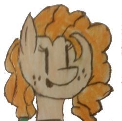 Size: 1480x1470 | Tagged: safe, artist:antique1899, pear butter, earth pony, pony, bust, freckles, mother's day, simple background, solo, traditional art, transparent background