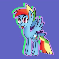 Size: 5555x5555 | Tagged: safe, artist:bambinen, rainbow blitz, rainbow dash, pegasus, pony, absurd resolution, backwards cutie mark, rule 63, solo