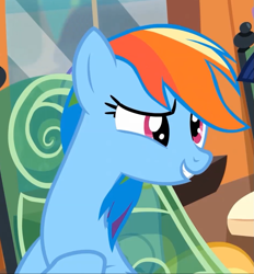 Size: 931x1003 | Tagged: safe, screencap, rainbow dash, pegasus, pony, rainbow falls, season 4, derp, solo