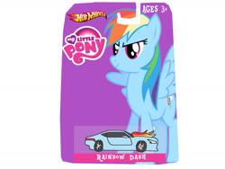 Size: 1300x975 | Tagged: safe, artist:rainbow-dash-2014, rainbow dash, pegasus, pony, car, diecast, hot wheels