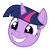 Size: 1040x1040 | Tagged: safe, artist:proenix, derpibooru import, twilight sparkle, bust, faic, female, grin, head, mare, simple background, svg, transparent background, vector