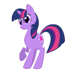 Size: 800x807 | Tagged: safe, artist:nervoix, derpibooru import, twilight sparkle, pony, unicorn, female, horn, mare, purple coat, purple mane, solo