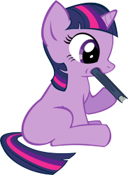 Size: 6660x9111 | Tagged: safe, artist:madhuvati, derpibooru import, twilight sparkle, absurd resolution, filly, simple background, transparent background, vector, young