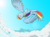 Size: 4267x3200 | Tagged: safe, artist:rainb0wdashie, rainbow dash, pegasus, pony, falling, flying, freefall