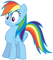 Size: 7999x9005 | Tagged: safe, artist:mmdfantage, rainbow dash, pegasus, pony, absurd resolution, simple background, solo, transparent background, vector