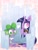 Size: 936x1224 | Tagged: dead source, safe, artist:yuji8sushi, derpibooru import, spike, twilight sparkle, dragon, pony, unicorn