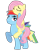 Size: 837x1060 | Tagged: safe, artist:dilemmas4u, fluttershy, rainbow blitz, rainbow dash, pegasus, pony, female, flutterblitz, half r63 shipping, male, ponies riding ponies, rule 63, shipping, show accurate, simple background, straight, transparent background