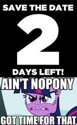 Size: 500x810 | Tagged: safe, derpibooru import, twilight sparkle, caption, countdown, image macro