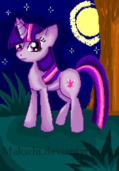 Size: 180x257 | Tagged: safe, artist:makichi, derpibooru import, twilight sparkle, ms paint, pixel art