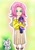 Size: 1764x2505 | Tagged: safe, artist:shiko-k, derpibooru import, angel bunny, fluttershy, twilight sparkle, bra strap, clothes, female, humanized, lesbian, shipping, skirt, sweatershy, toy, twishy, winged humanization