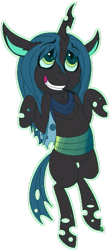 Size: 335x750 | Tagged: safe, artist:dr-idiot, queen chrysalis, changeling, changeling queen, simple background, solo, transparent background