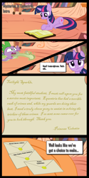 Size: 1500x3000 | Tagged: safe, artist:lightningtumble, derpibooru import, spike, twilight sparkle, dragon, comic, mysteries of equestria