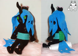 Size: 4152x3000 | Tagged: safe, artist:janellesplushies, queen chrysalis, anthro, changeling, changeling queen, anthro plushie, irl, photo, plushie, solo