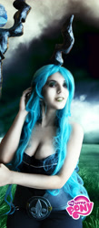 Size: 2000x4592 | Tagged: safe, artist:nanaloid, queen chrysalis, human, cleavage, cosplay, female, irl, irl human, photo