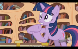 Size: 1024x640 | Tagged: safe, derpibooru import, screencap, twilight sparkle, the crystal empire, youtube caption