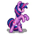 Size: 128x128 | Tagged: safe, artist:pix3m, derpibooru import, twilight sparkle, 16-bit, pixel art, simple background, sprite, transparent background