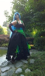 Size: 1211x2048 | Tagged: safe, artist:sailorodango, queen chrysalis, human, cosplay, irl, irl human, photo