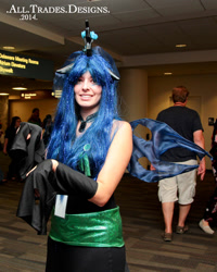 Size: 816x1020 | Tagged: safe, queen chrysalis, human, cosplay, irl, irl human, photo