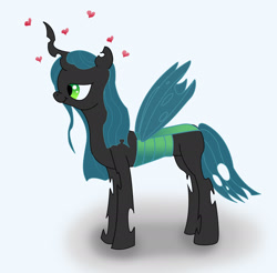 Size: 1924x1896 | Tagged: source needed, safe, artist:seenty, queen chrysalis, changeling, changeling queen, female, heart