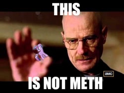 Size: 480x360 | Tagged: safe, artist:lordoftheword, derpibooru import, twilight sparkle, breaking bad, crossover, crystallized, drugs, glasses, image macro, meth, text, walter white