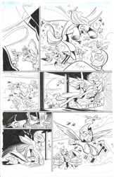 Size: 900x1391 | Tagged: safe, artist:andypriceart, idw, queen chrysalis, changeling, changeling queen, spoiler:comic, spoiler:comicfiendshipismagic5, lineart