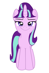 Size: 2000x3000 | Tagged: safe, artist:aaronmk, starlight glimmer, pony, unicorn, the cutie map, s5 starlight, shit eating grin, simple background, smug, smuglight glimmer, solo, transparent background, vector