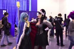 Size: 4608x3072 | Tagged: safe, king sombra, queen chrysalis, queen umbra, human, 2015, cosplay, costume, irl, irl human, photo, rubronycon, rule 63