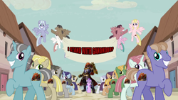 Size: 1280x720 | Tagged: safe, starlight glimmer, pony, unicorn, the cutie map, equal town banner, equal town banner meme, exploitable meme, ganondorf, hijacked by ganon, hyrule warriors, i stand with ganondorf, jim sterling, meme, the legend of zelda
