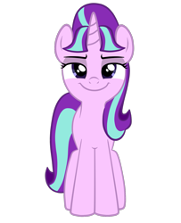 Size: 1381x1700 | Tagged: safe, artist:akakun, starlight glimmer, pony, unicorn, the cutie map, antagonist, looking at you, s5 starlight, simple background, smug, smuglight glimmer, solo, transparent background, vector
