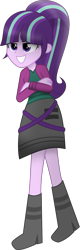 Size: 2800x8800 | Tagged: safe, artist:meteor-spark, starlight glimmer, equestria girls, the cutie map, .svg available, absurd resolution, clothes, equestria girls-ified, simple background, skirt, solo, transparent background, vector