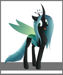 Size: 1700x2000 | Tagged: safe, artist:mcsadat, idw, queen chrysalis, changeling, changeling queen, fiendship is magic, solo