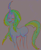 Size: 1859x2240 | Tagged: safe, artist:le chat tombe de la fenêtre, queen chrysalis, changeling, changeling queen, colored, female, horn, neon