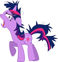 Size: 6806x7209 | Tagged: safe, artist:emedina13, derpibooru import, twilight sparkle, unicorn twilight, pony, unicorn, lesson zero, absurd resolution, aside glance, female, floppy ears, frustrated, glare, looking at you, mare, open mouth, raised hoof, reaction image, sideways glance, simple background, solo, transparent background, twilight snapple, vector