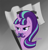 Size: 700x730 | Tagged: safe, artist:lifyen, starlight glimmer, pony, unicorn, the cutie map, bust, flag, josef stalin, moustache, portrait, solo, stalin glimmer, stalinstache