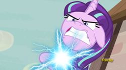 Size: 722x404 | Tagged: safe, screencap, starlight glimmer, pony, unicorn, the cutie map, angry, chidori, meme, naruto, rage, rage face, s5 starlight