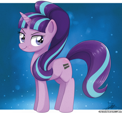 Size: 1871x1742 | Tagged: safe, artist:the-butch-x, starlight glimmer, pony, unicorn, the cutie map, female, mare, solo