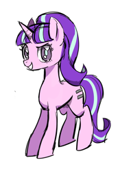 Size: 700x1002 | Tagged: safe, artist:nitronic, starlight glimmer, pony, unicorn, the cutie map, equalized, solo