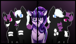 Size: 900x522 | Tagged: safe, artist:inuhoshi-to-darkpen, starlight glimmer, pony, unicorn, the cutie map, background pony, female, mare