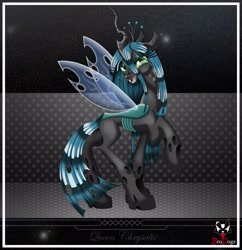 Size: 2900x3000 | Tagged: source needed, safe, artist:brodogz, queen chrysalis, changeling, changeling queen, female, solo